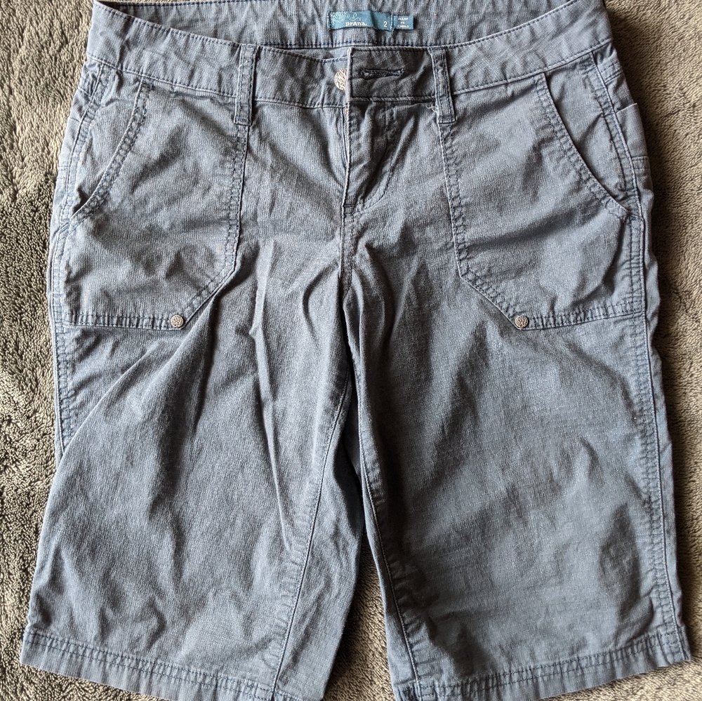 Prana Halle blue Bermuda shorts